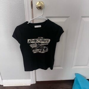 Abercrombie Kids Black Car Graphic Tee